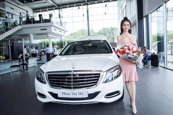 Nguoi dep Phan Thi Mo &quot;tau&quot; Mercedes-Benz S400 tien ty-Hinh-2